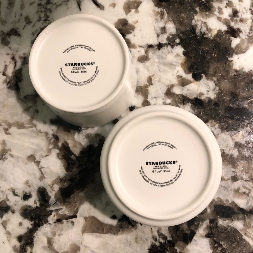 Starbucks 2013 Stackable Sugar & Creamer - Minimalist Modern - White - Picture 9 of 11